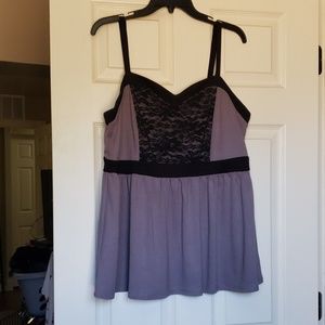 Torrid lace babydoll top